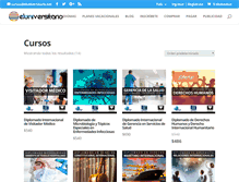 Tablet Screenshot of eluniversitario.net