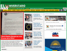 Tablet Screenshot of eluniversitario.com.bo